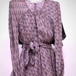 Stella McCarthy (silk) Bird print Dress